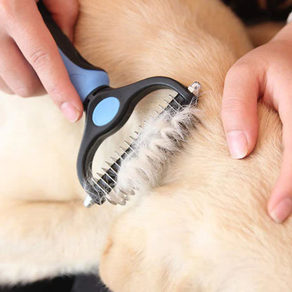 Professional Pet Deshedding Brush Dog Hair Remover Pet Fur Knot Cutter Puppy Cat Comb