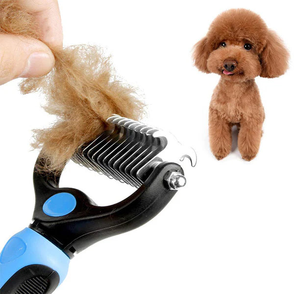 Professional Pet Deshedding Brush Dog Hair Remover Pet Fur Knot Cutter Puppy Cat Comb