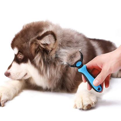 Professional Pet Deshedding Brush Dog Hair Remover Pet Fur Knot Cutter Puppy Cat Comb