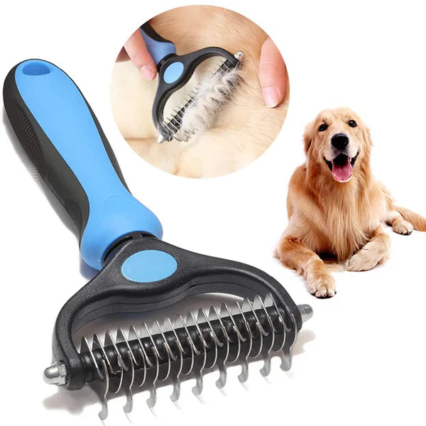 Professional Pet Deshedding Brush Dog Hair Remover Pet Fur Knot Cutter Puppy Cat Comb